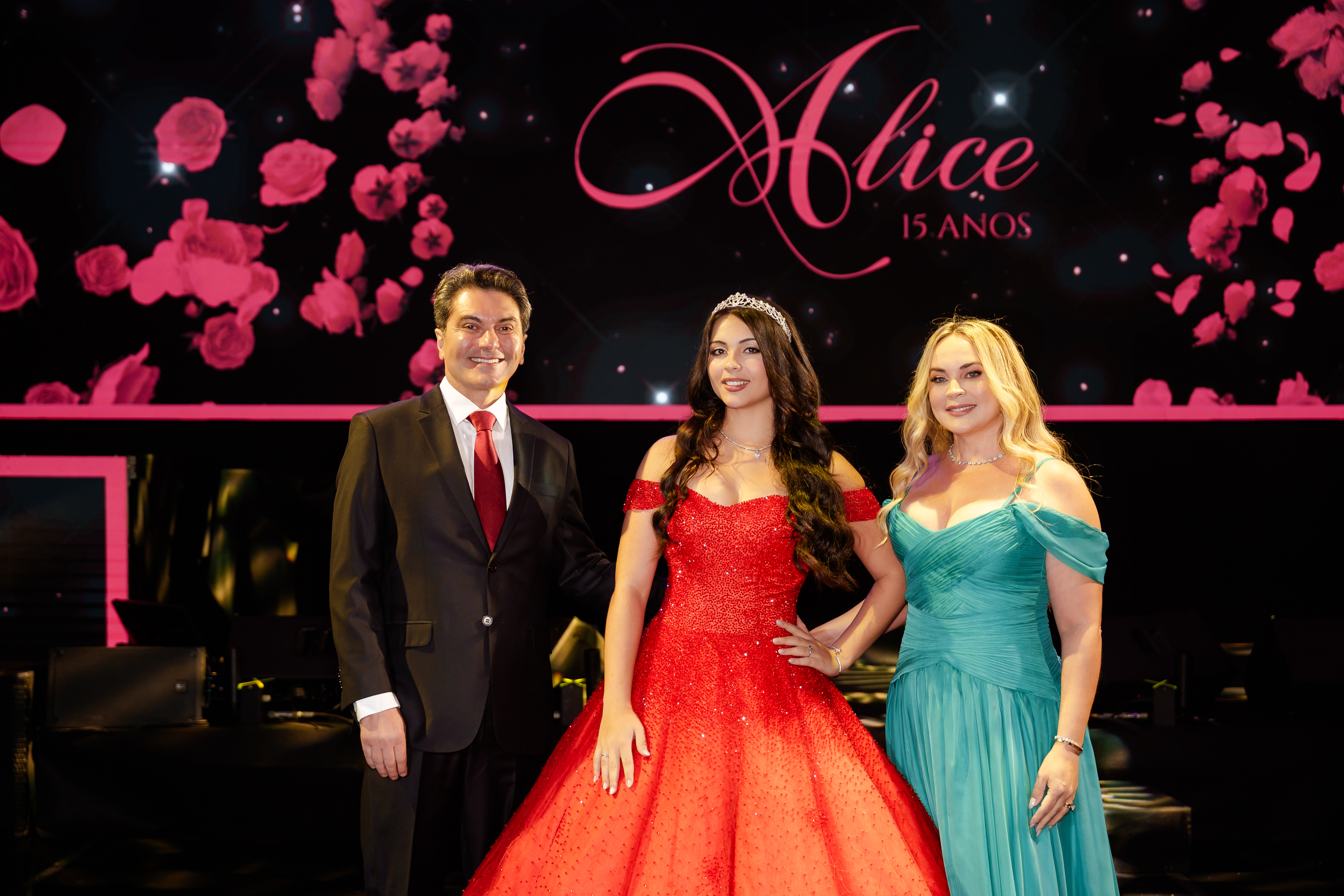 Serginho, Alice e Camila Castro