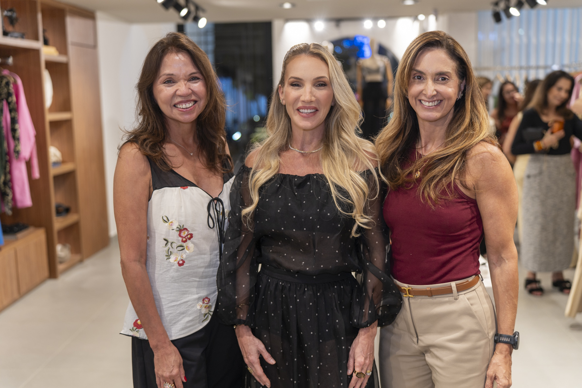 Ana Clark, Fernanda Caliari e Karla Abad