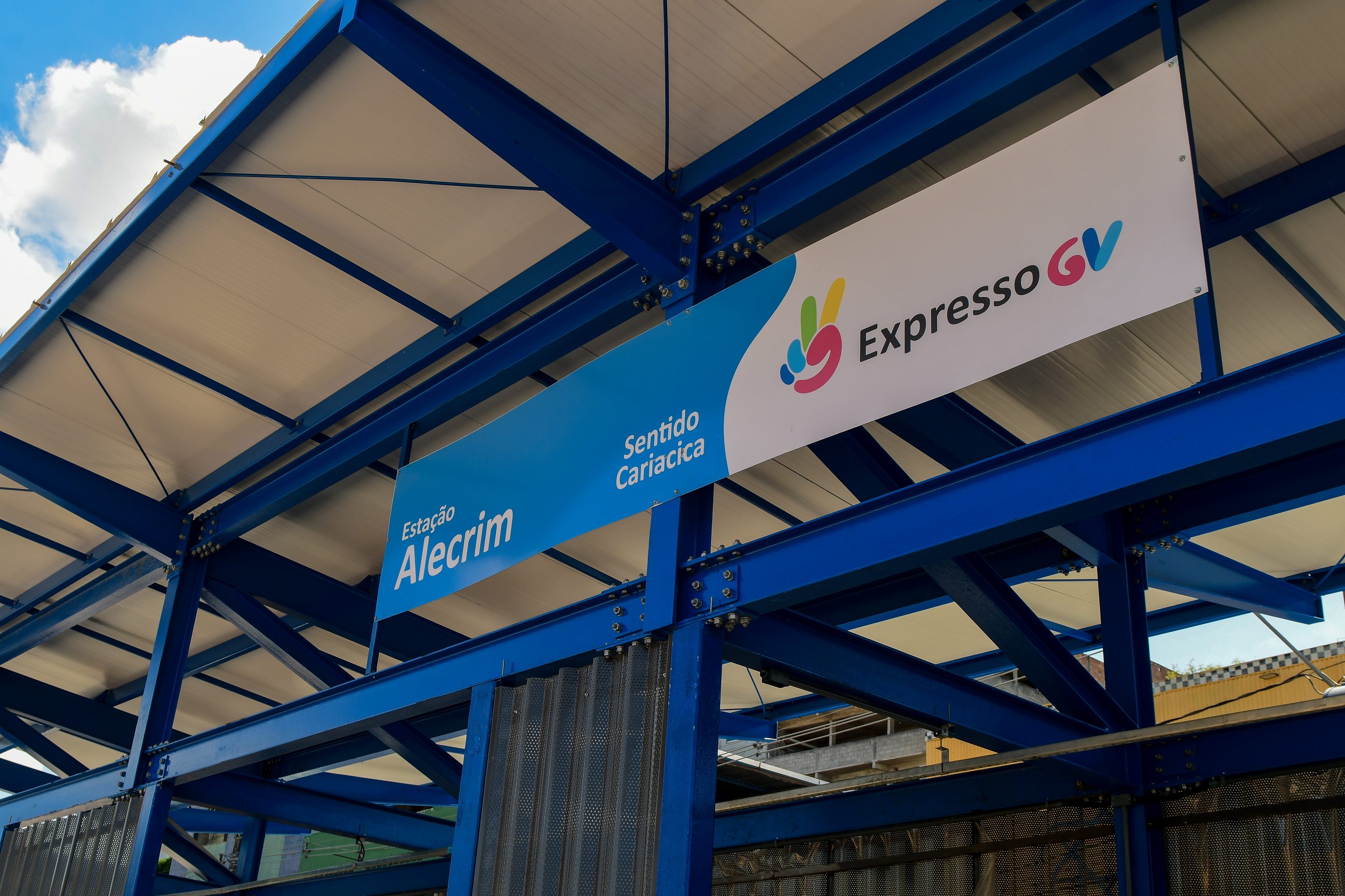 Obras do Expresso GV na Avenida Carlos Lindenberg, em Vila Velha