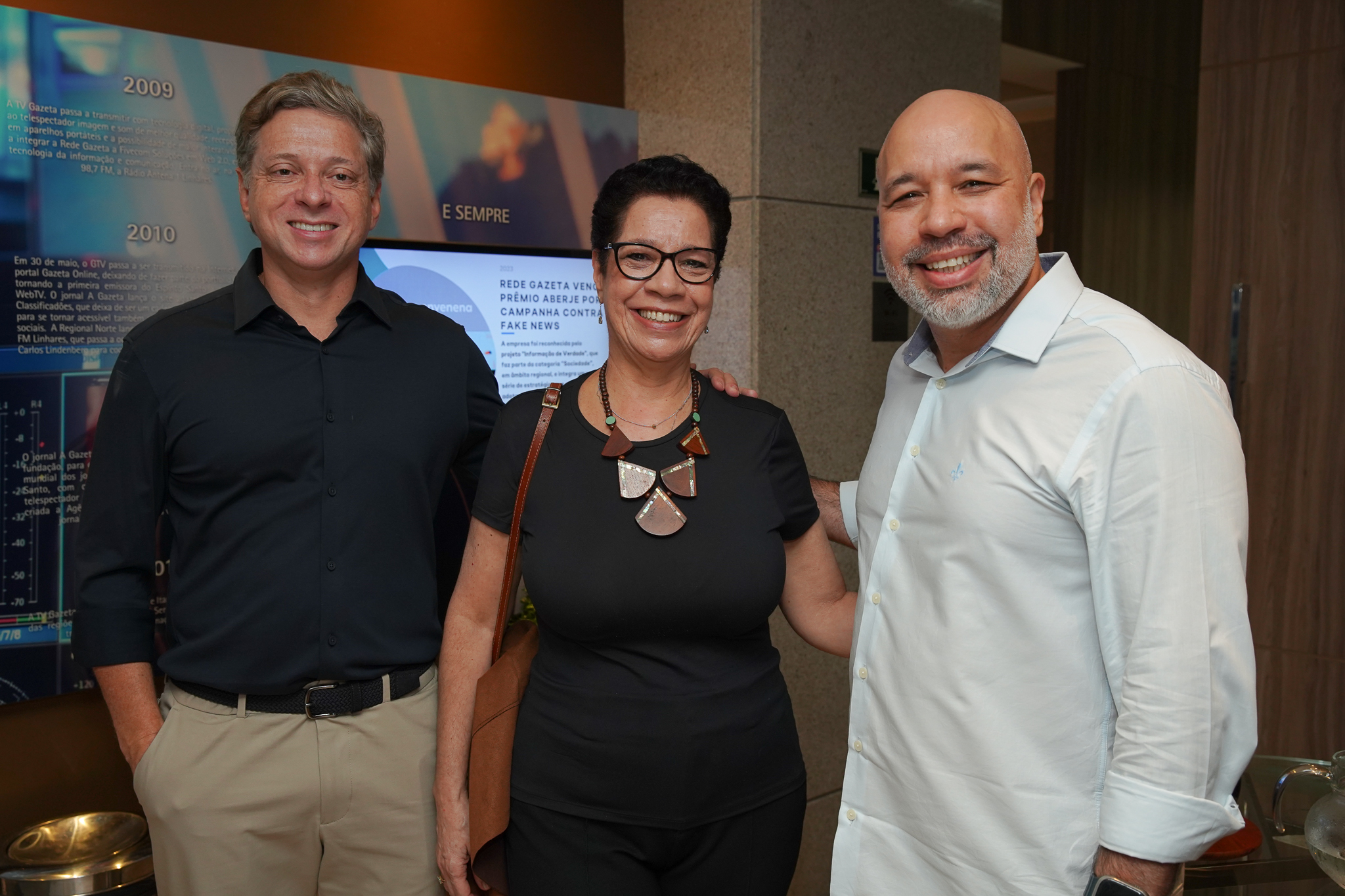 Ricardo Gava, Beatriz Brandão e Fabiano Martins