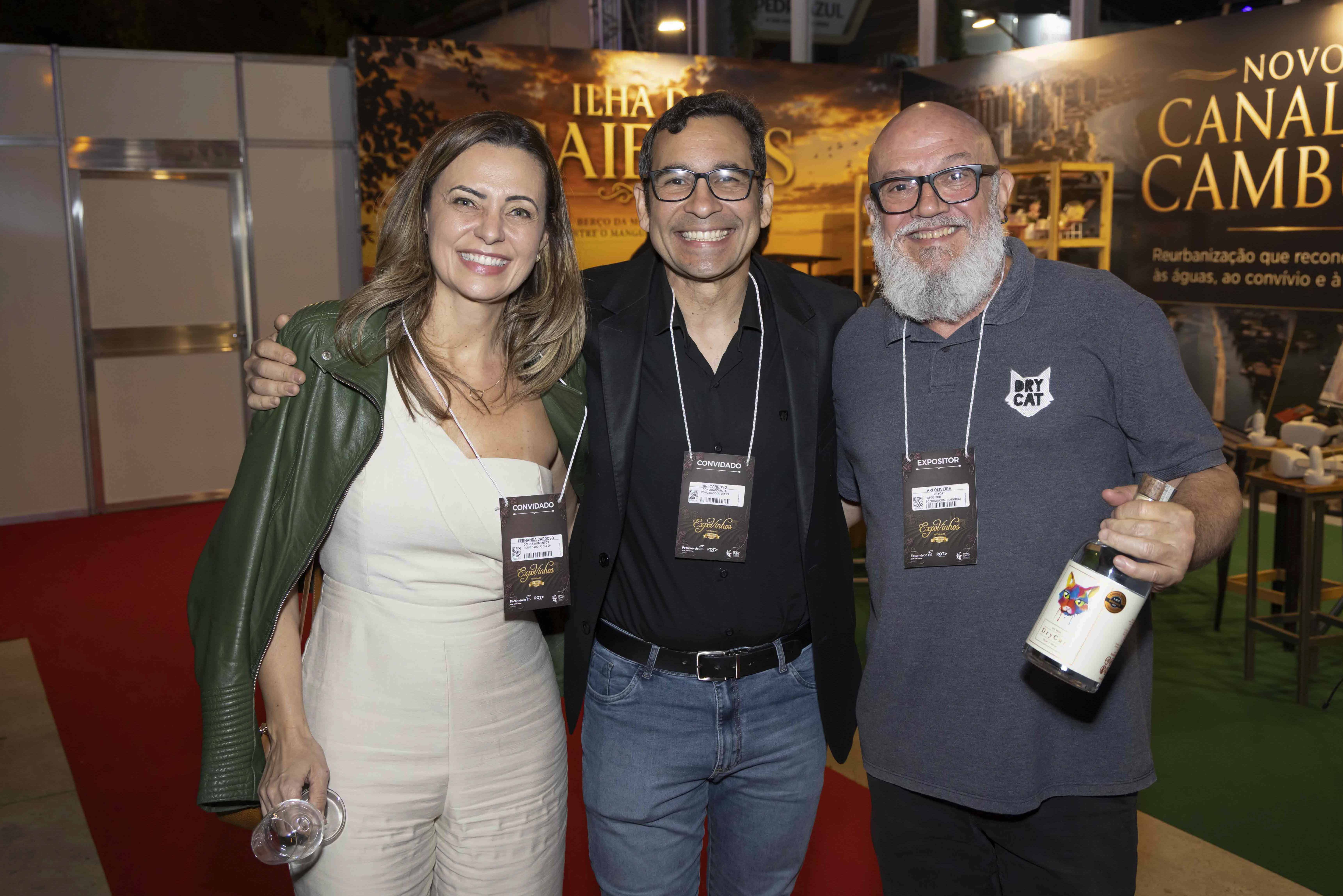 Fernanda Cardoso, Chef Ari Cardoso e Ari Oliveira