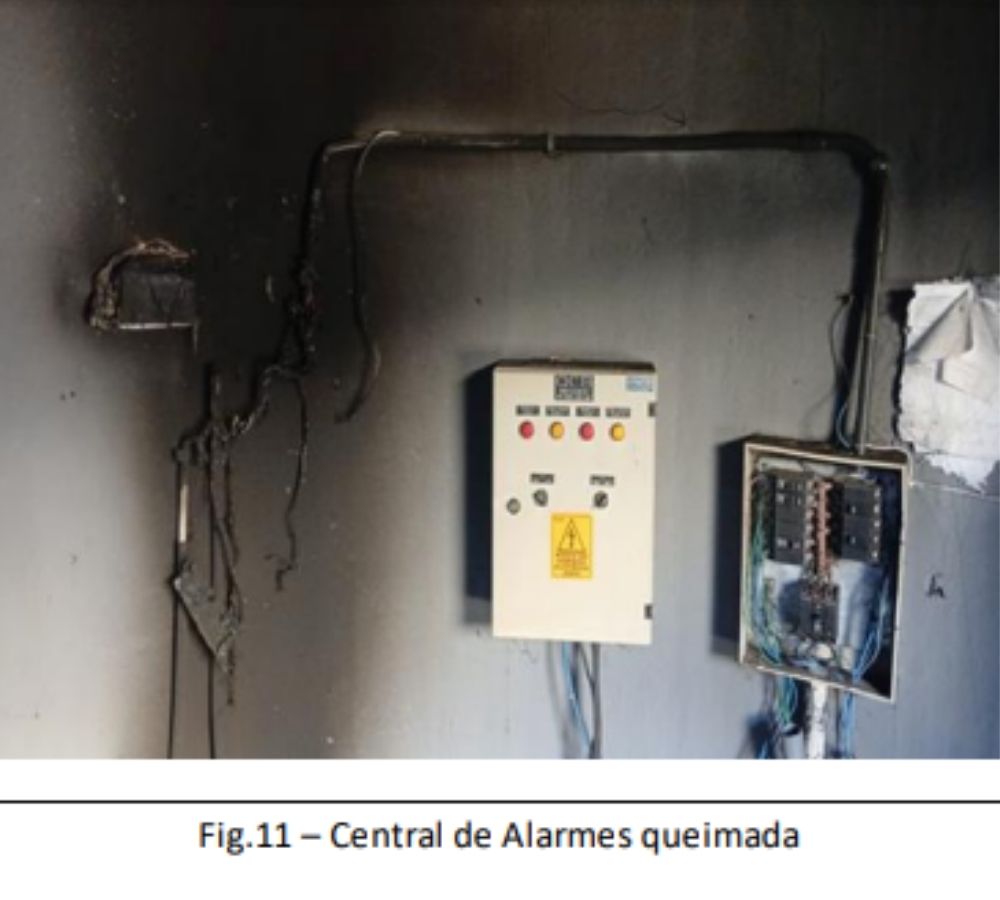 Fotos ocorrência de incêndios e superaquecimento em cabos elétricos no Arquivo Geral do TJES