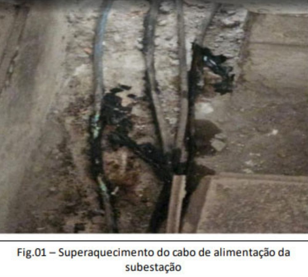 Fotos ocorrência de incêndios e superaquecimento em cabos elétricos no Arquivo Geral do TJES